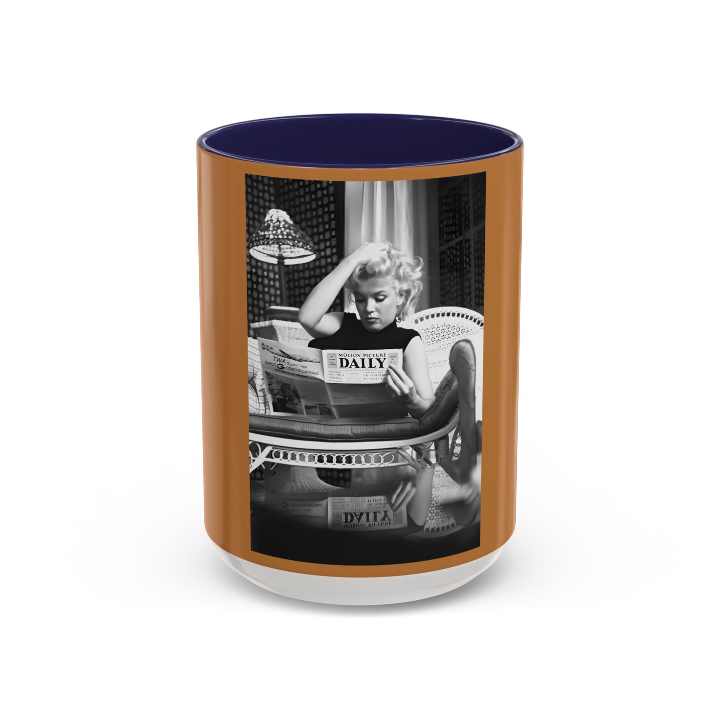 Marilyn Monroe  News paper- Accent Coffee Mug (11, 15oz)