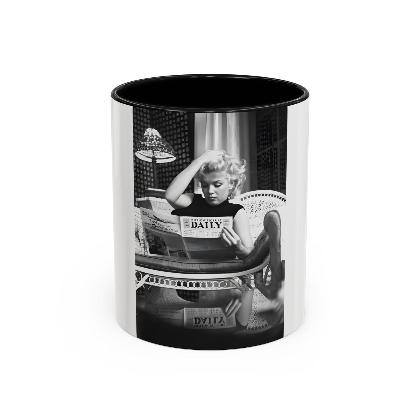 Marilyn Monroe  News paper- Accent Coffee Mug (11, 15oz)