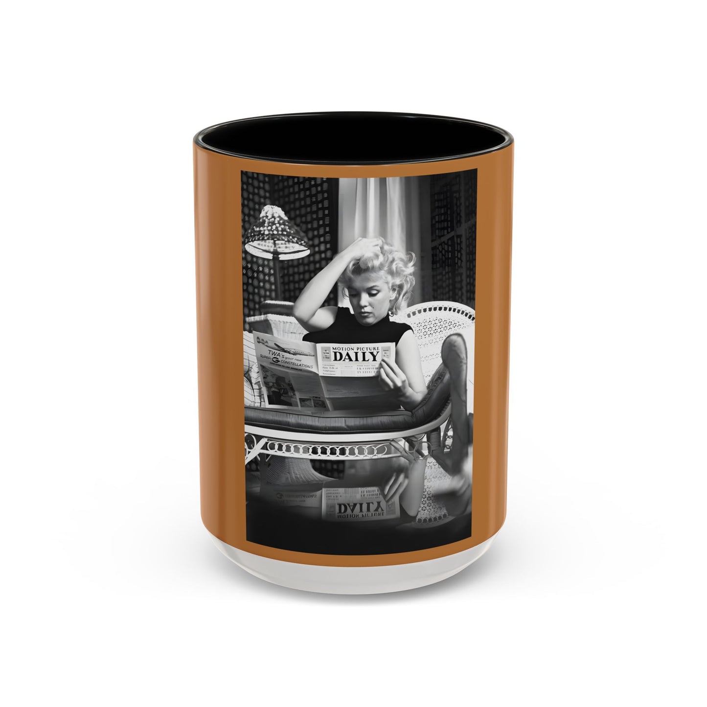 Marilyn Monroe  News paper- Accent Coffee Mug (11, 15oz)