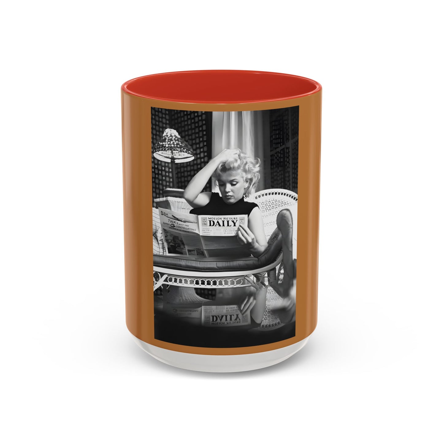 Marilyn Monroe  News paper- Accent Coffee Mug (11, 15oz)