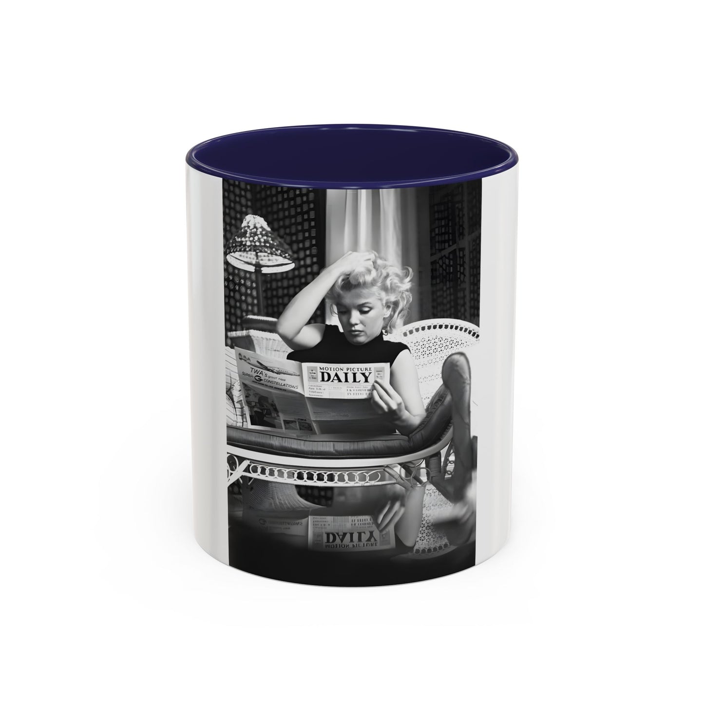 Marilyn Monroe  News paper- Accent Coffee Mug (11, 15oz)