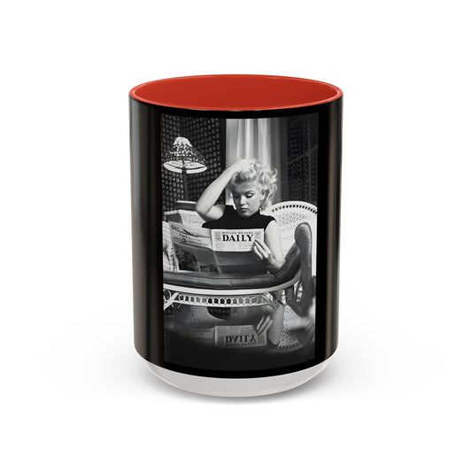 Marilyn Monroe  News paper- Accent Coffee Mug (11, 15oz)