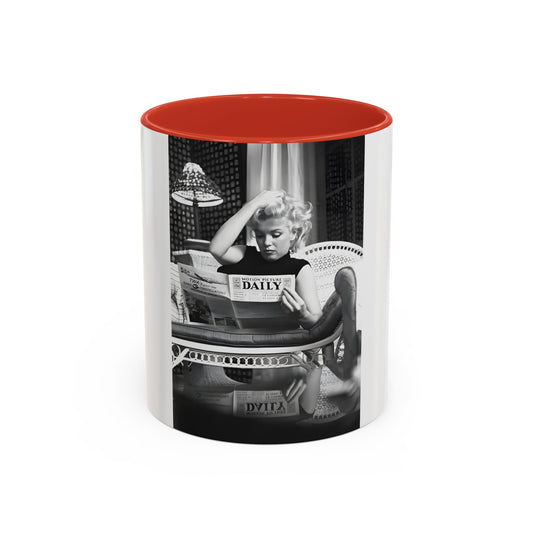 Marilyn Monroe  News paper- Accent Coffee Mug (11, 15oz)